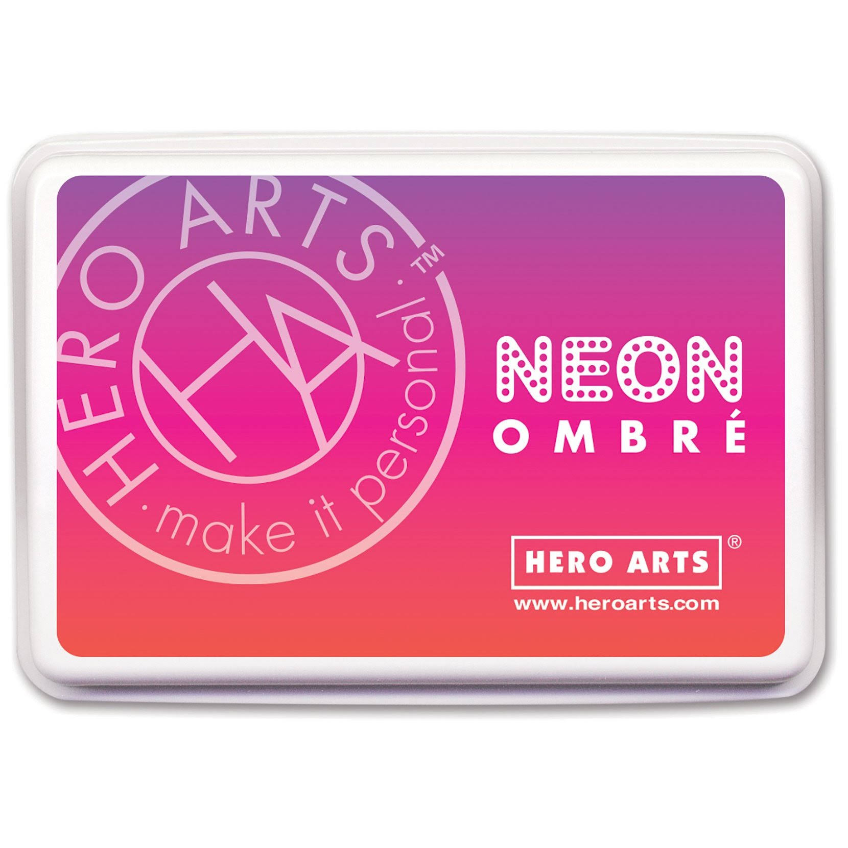Hero Arts Ink Pad - Ombre Neon Red and Purple