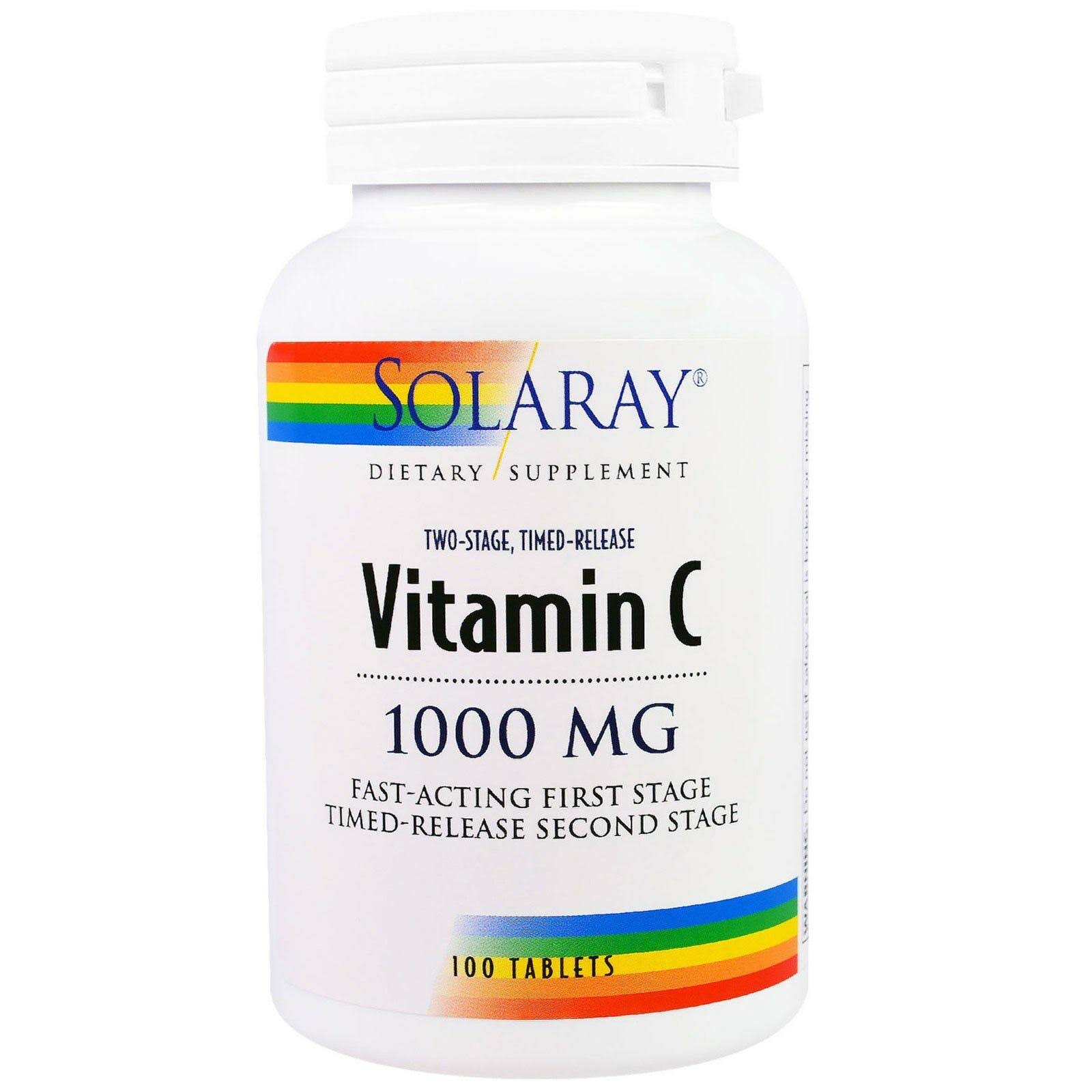 Solaray Vitamin C - 1000mg x 100 tablets