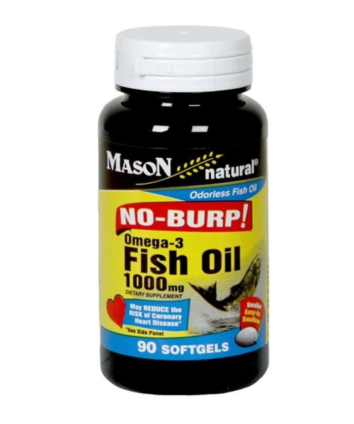 Mason Natural Omega-3 Fish Oil Supplement - 1000mg, 100 Count