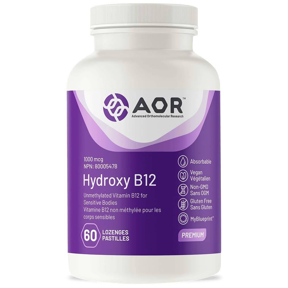 Aor Hydroxy B12 Supplement - 60ct