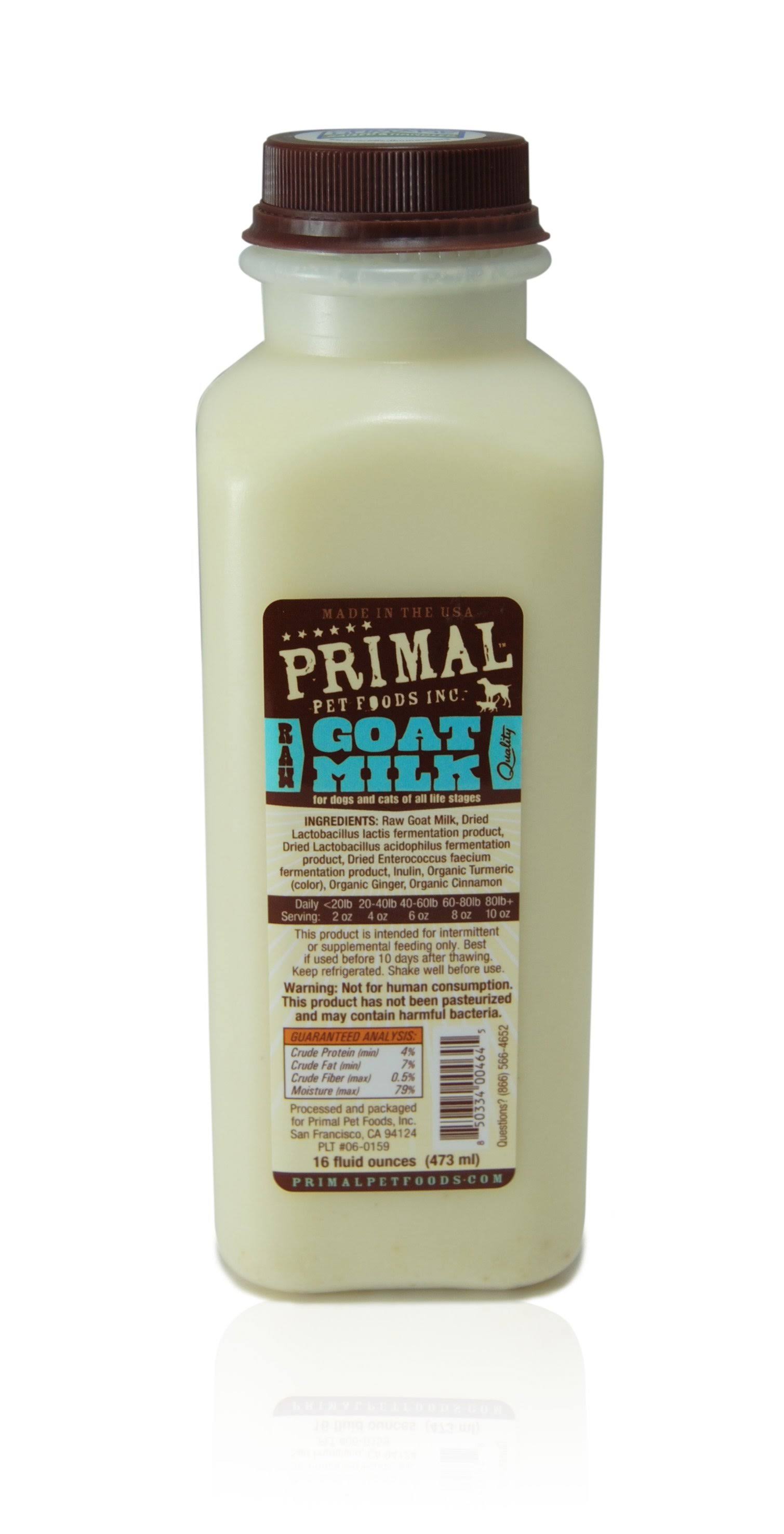 Primal Goat's Milk - 16oz