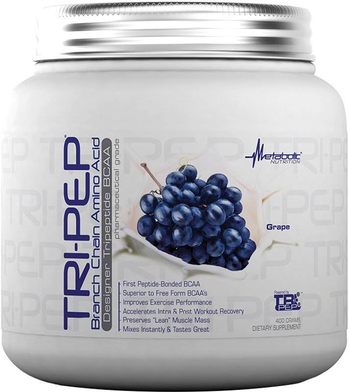 Metabolic Nutrition Tri-Pep Supplement - Grape, 40 Servings