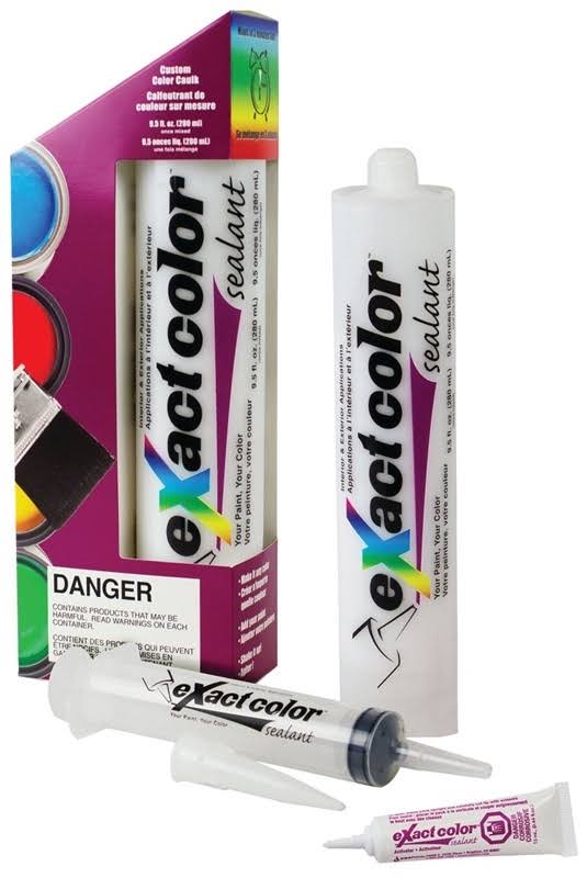 Exact Color 12810 Paintable Acrylic Latex Sealant - White, 280ml