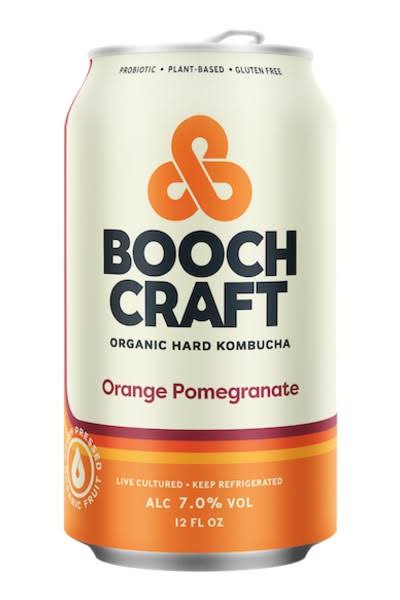 Booch Craft Hard Kombucha Orange Pomegranate