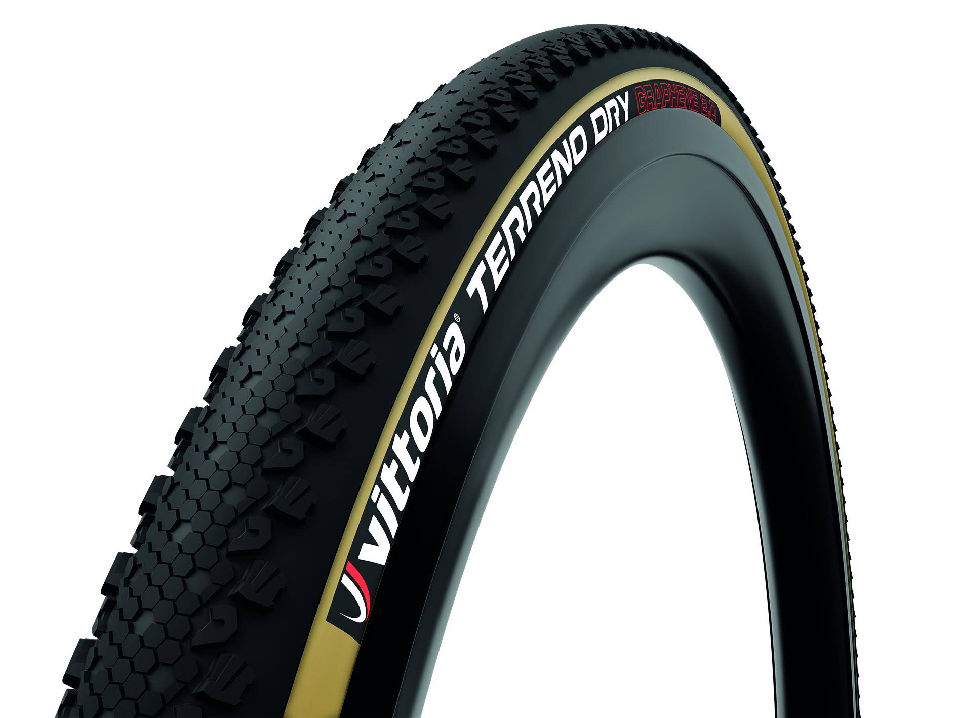 Vittoria Terreno Dry 700x38c G2.0 Black Tan Gravel Tyre