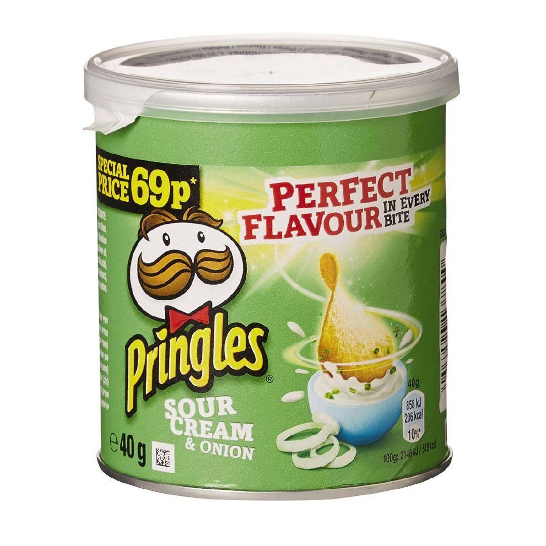 Pringles Crisps - Sour Cream & Onion, 40g