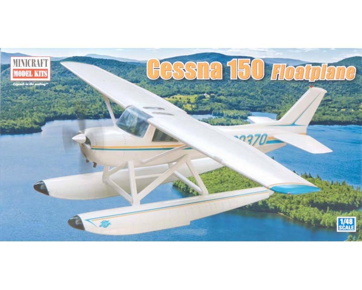 Minicraft 11662 Cessna 150 Floatplane Plastic Model Kit - 1:48 Scale
