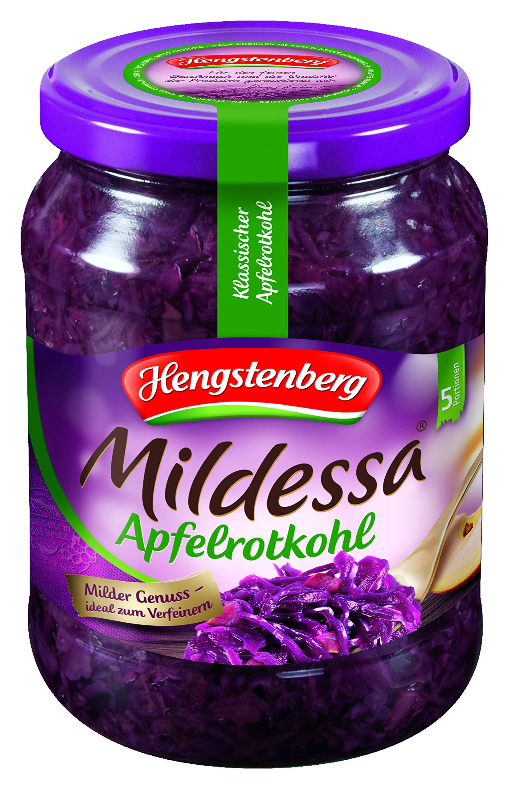 Traditional Hengstenberg Red Cabbage 650 G