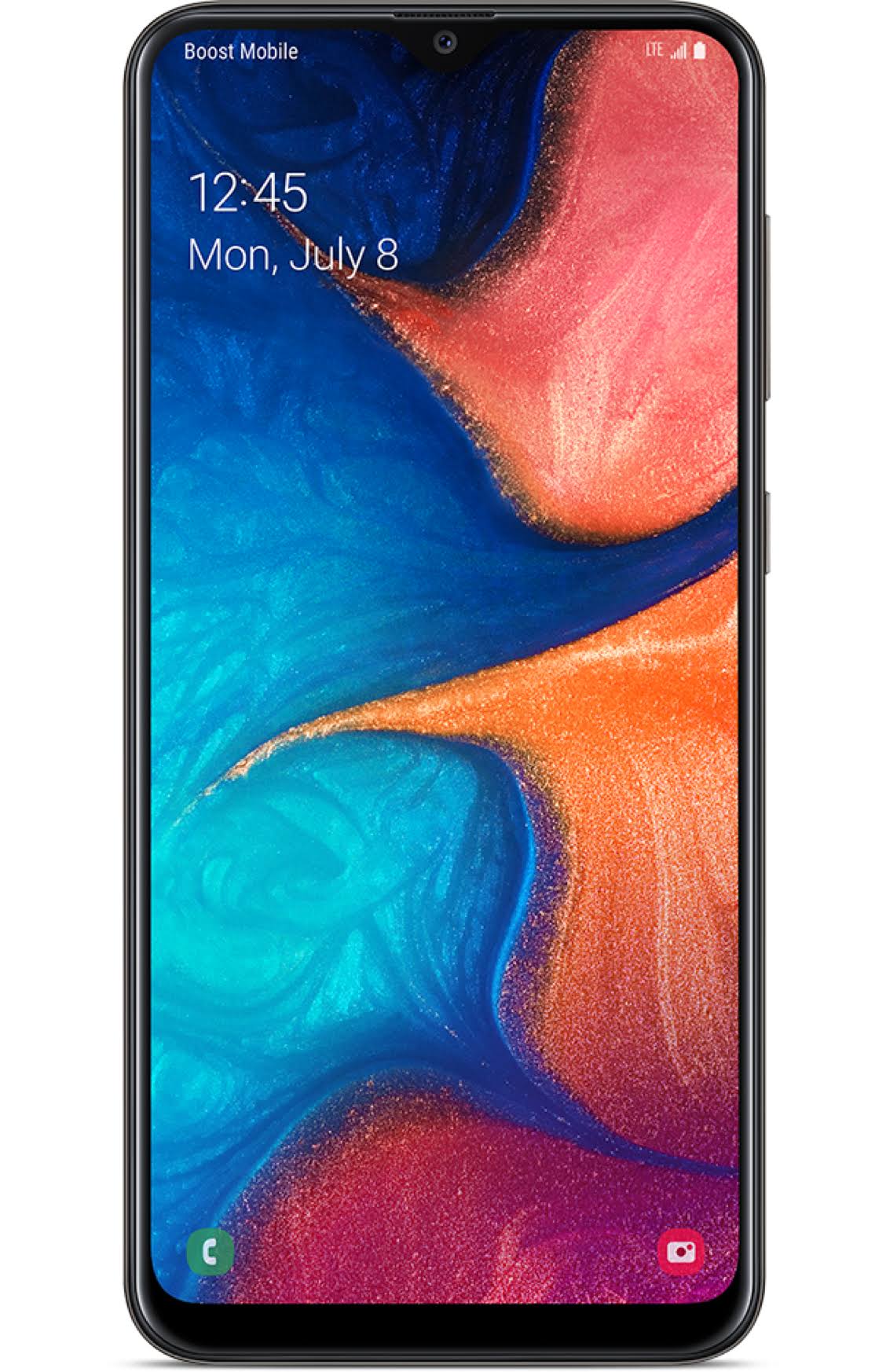 Samsung Galaxy A20, 32GB, Black, Boost Mobile