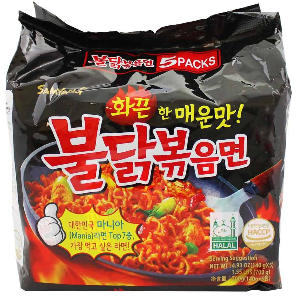 Samyang Ramen - Spicy Chicken Roasted Noodles, 4.93oz