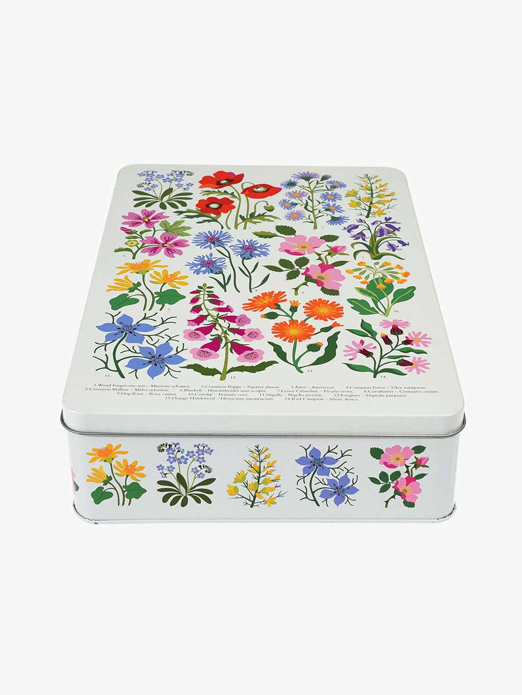 Wildflowers Biscuit Tin