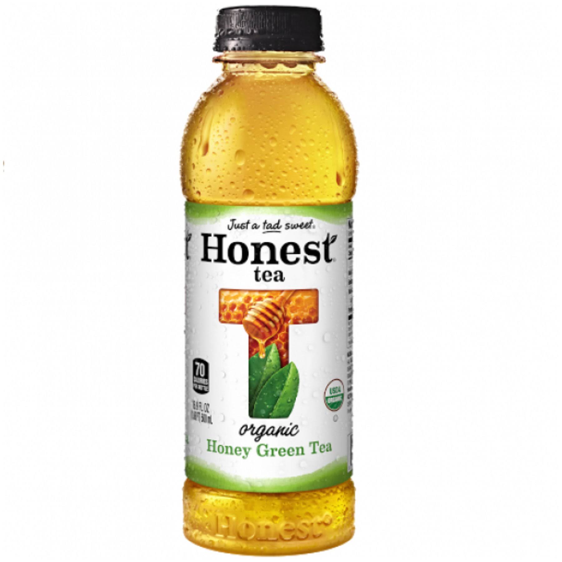 Honest Honey Green Tea - 16.9 fl oz bottle