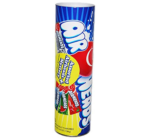 Airheads Stripes Chewy Candy - 9" Tube Bank, 158g