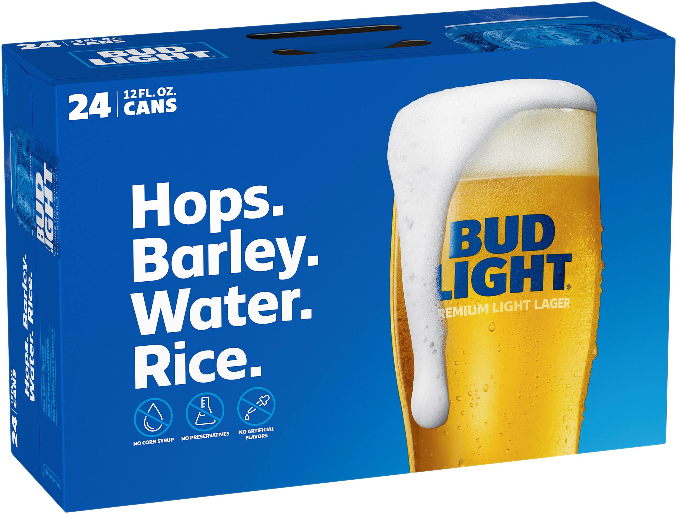 Bud Light Beer - 24 pack, 12 fl oz cans