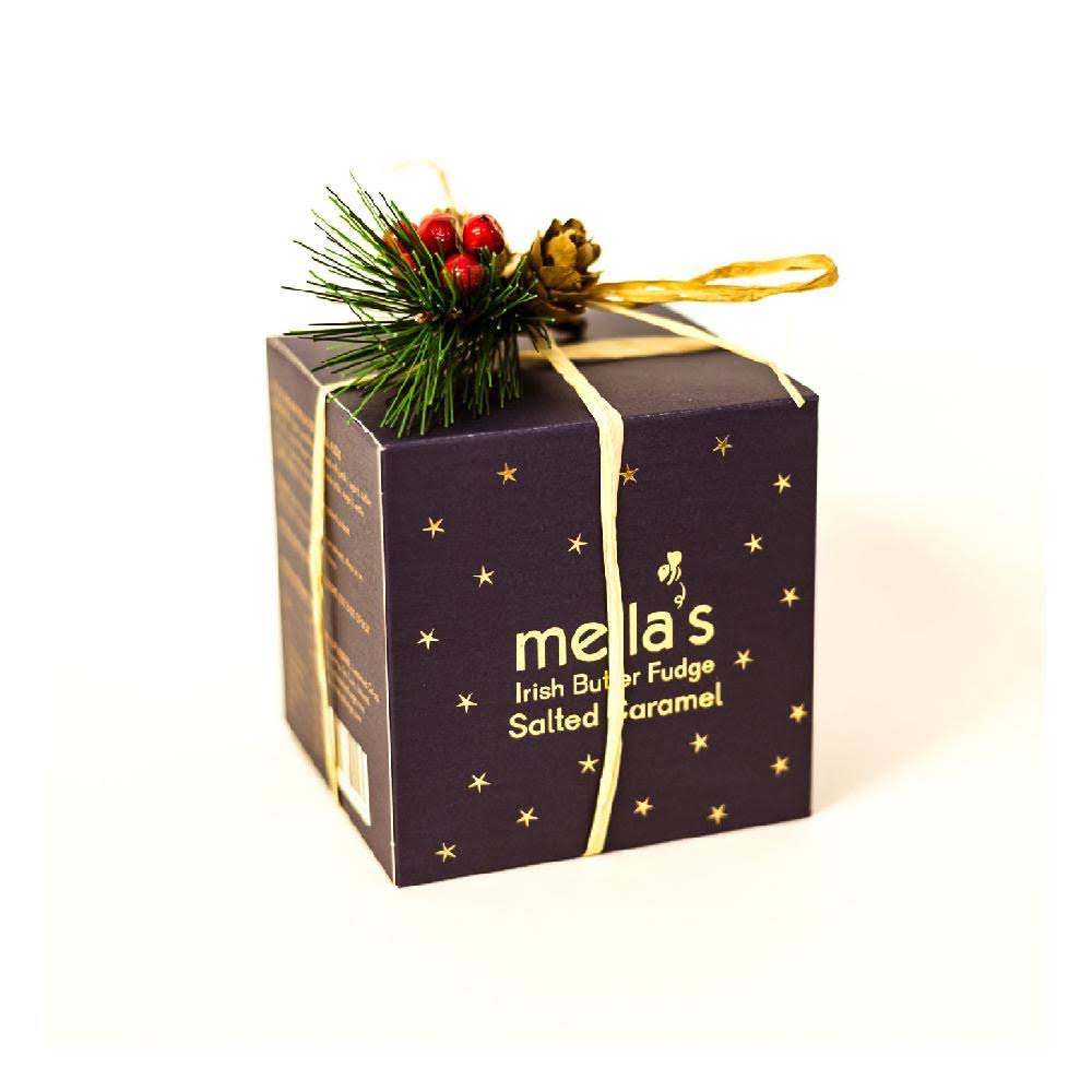 Mella Salted Caramel Fudge Gift Box | Evergreen Healthfoods Salted Caramel Fudge Gift Box