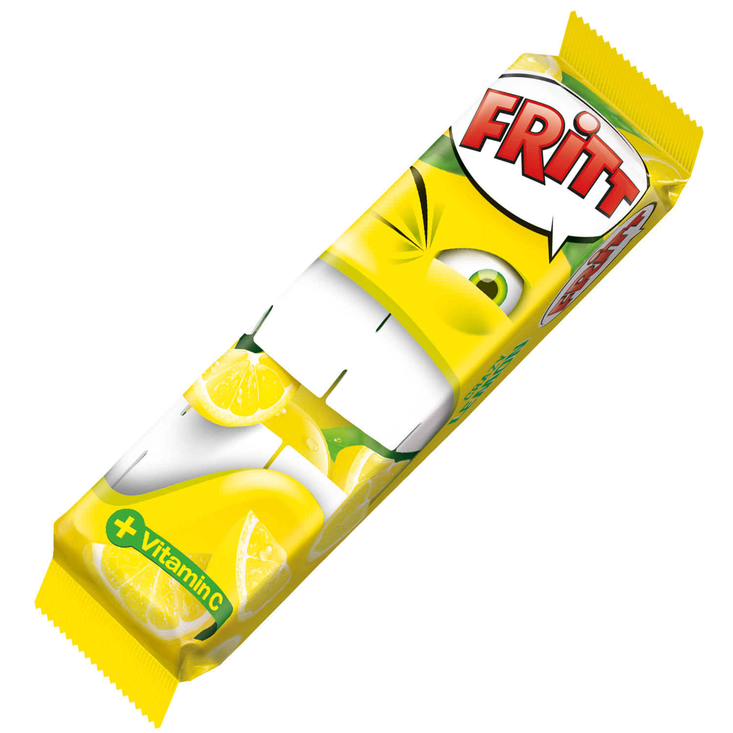 Fritt Lemon Chewy Candy Sticks - Lemon, 6pk
