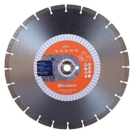 Husqvarna Construction Products 542774462 Pinhole B VH5 High Speed Blade - Diamond, 12" x .118 x 1 Drive, 20mm