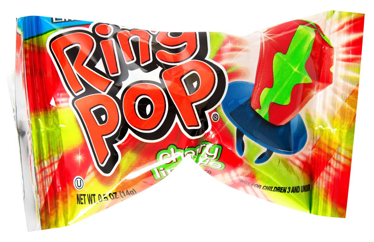Ring Pop Candy - Cherry