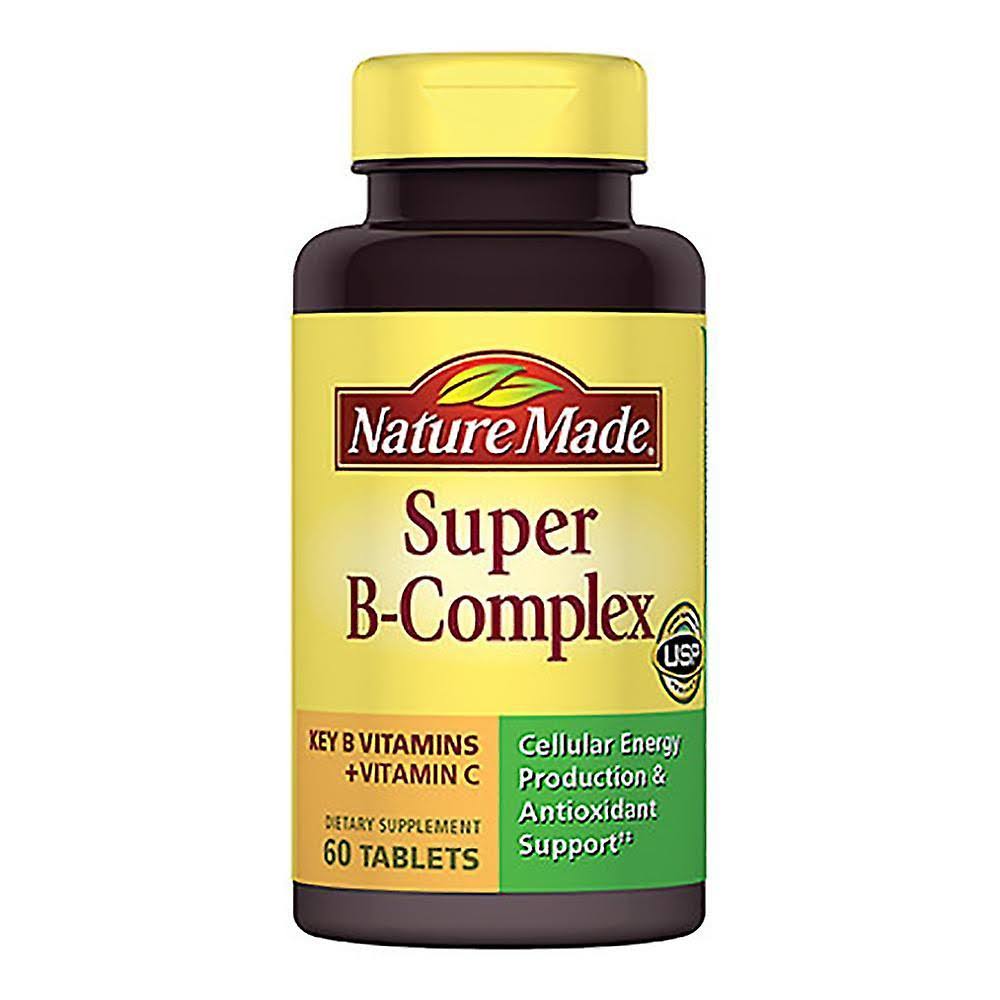 Nature Made Super B-Complex with Vitamin C and Folic Acid - x60