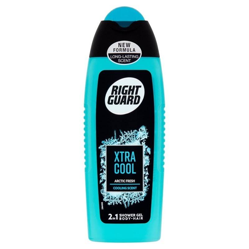 Right Guard Xtra Cool 2 in 1 Body Hair Shower Gel - 250ml