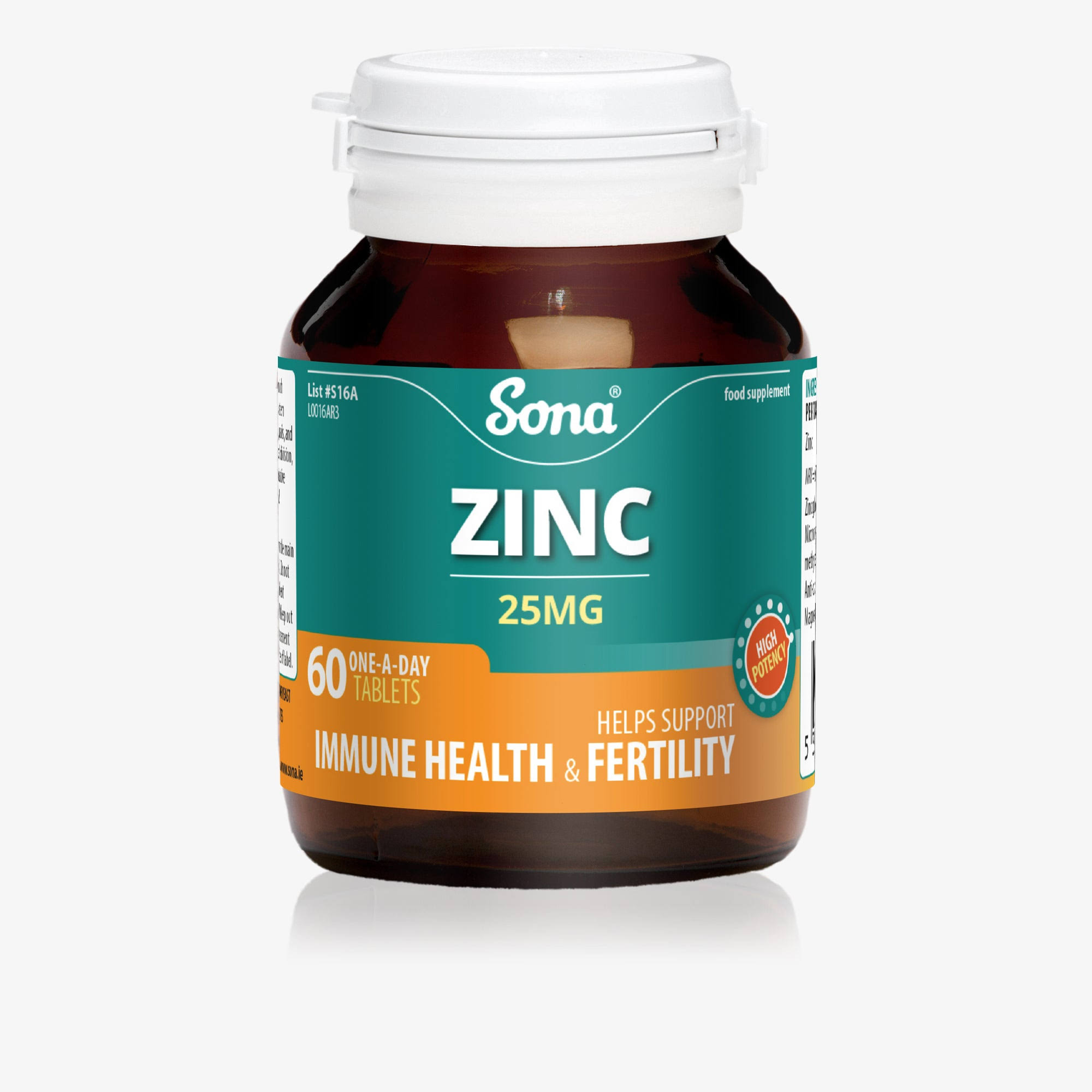 Sona Zinc Tablets - 60 Tablets