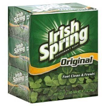Irish Spring Original Deodorant Bar Soap - 3.2oz, 3ct