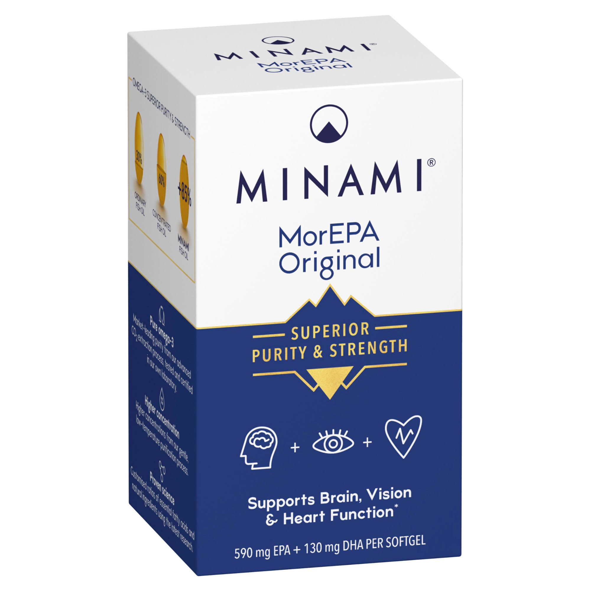 Minami Morepa Smart Fats Fish Oil Supplements - 60ct
