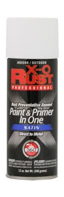 True Value MFG Anti-rust Enamel Paint and Primer Spray - White Satin, 12oz