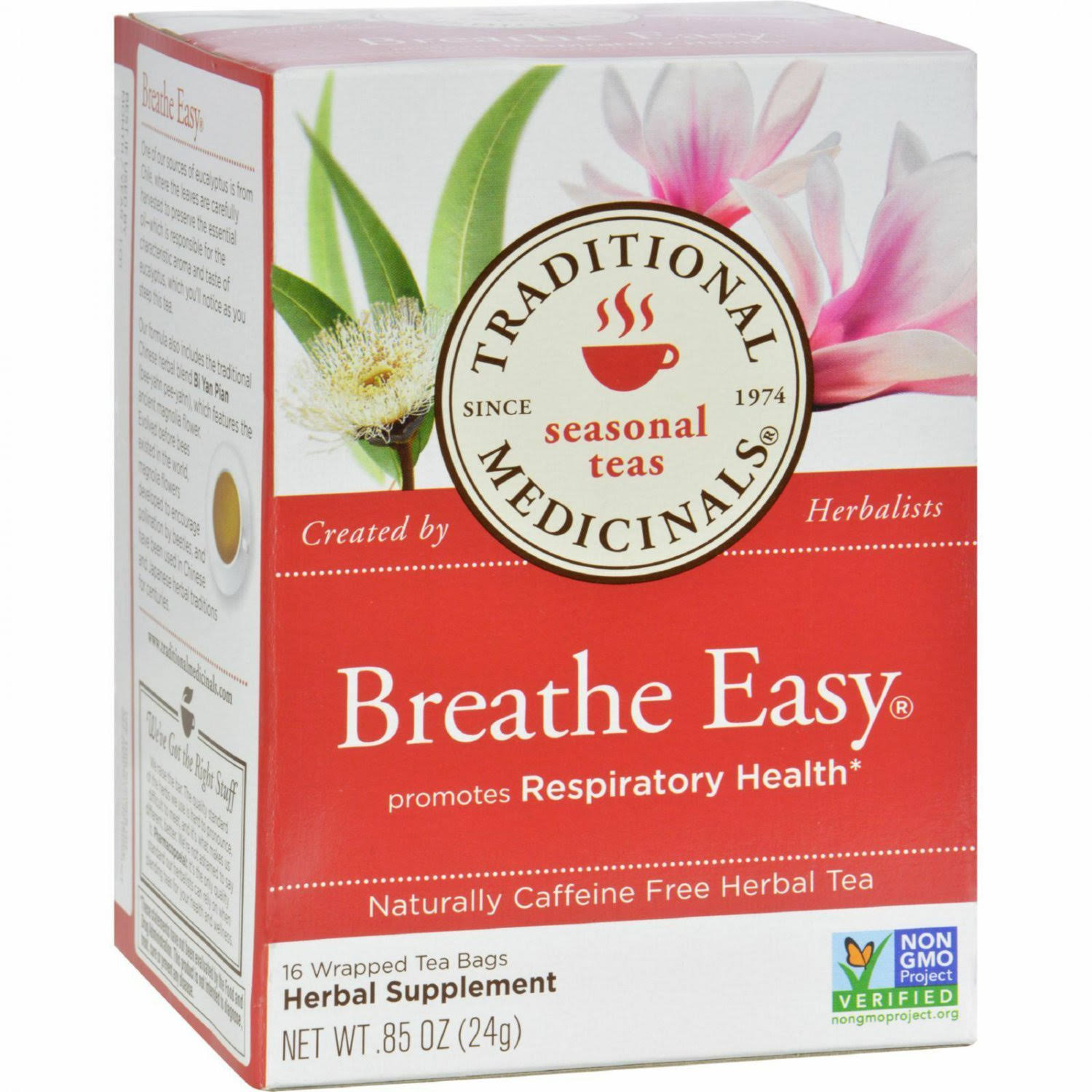 Traditional Medicinals Breathe Easy Herbal Tea - 16 Bags