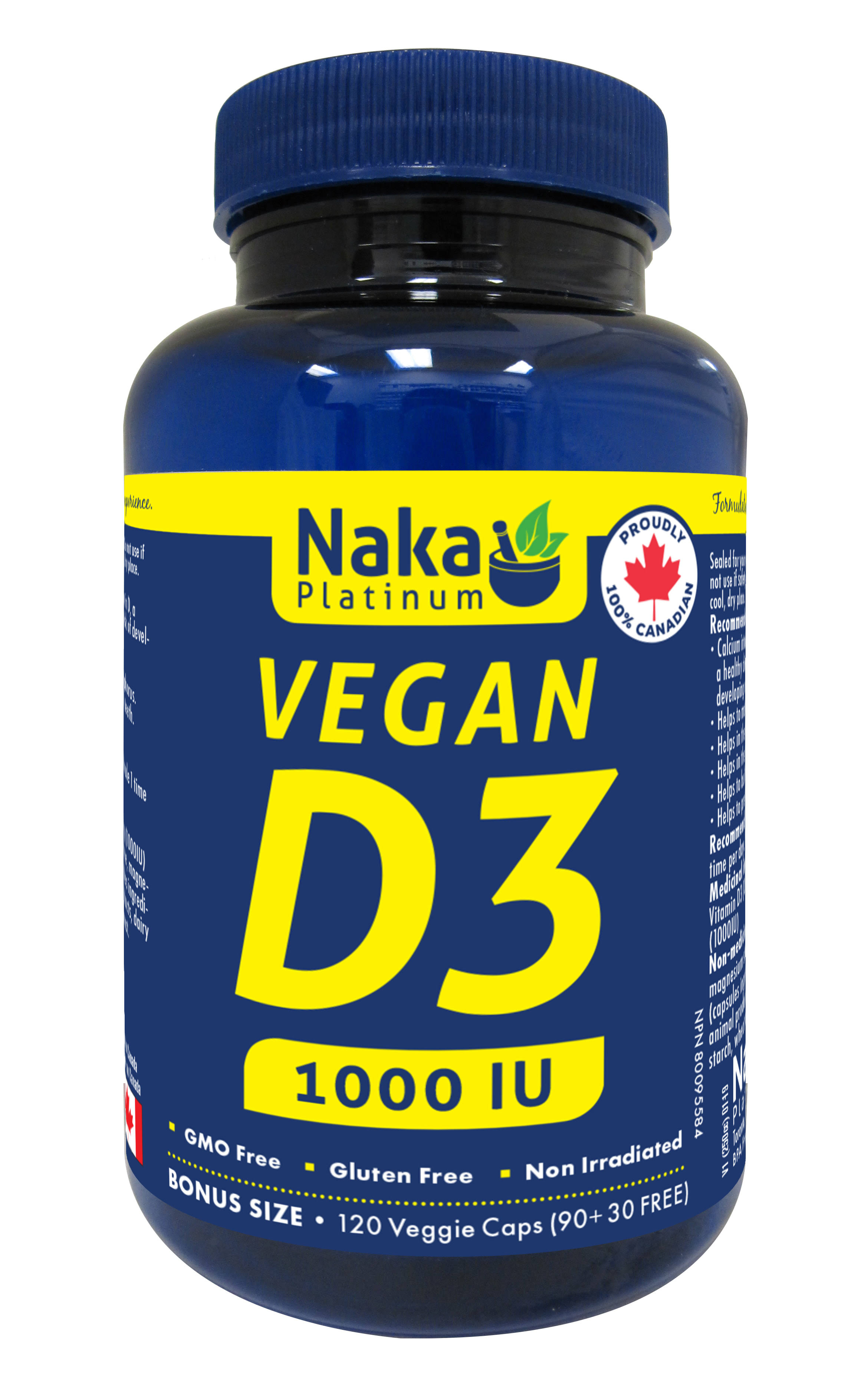 Naka Vegan D3 (120 Capsules)