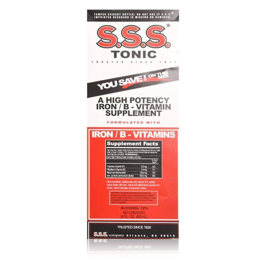 S.S.S. B-Complex Vitamin Tonic Liquid - 10 oz