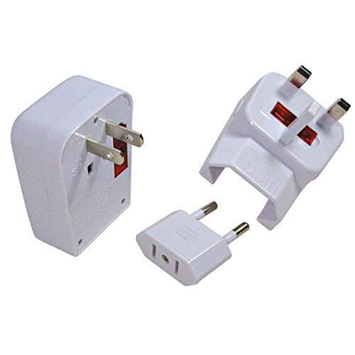 Prolinks Travel Adapter - with USB Charging Port, White