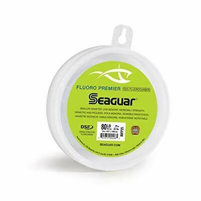 Seaguar Fluoro Premier 100 Fluorocarbon Leader - 25yd, 80lb