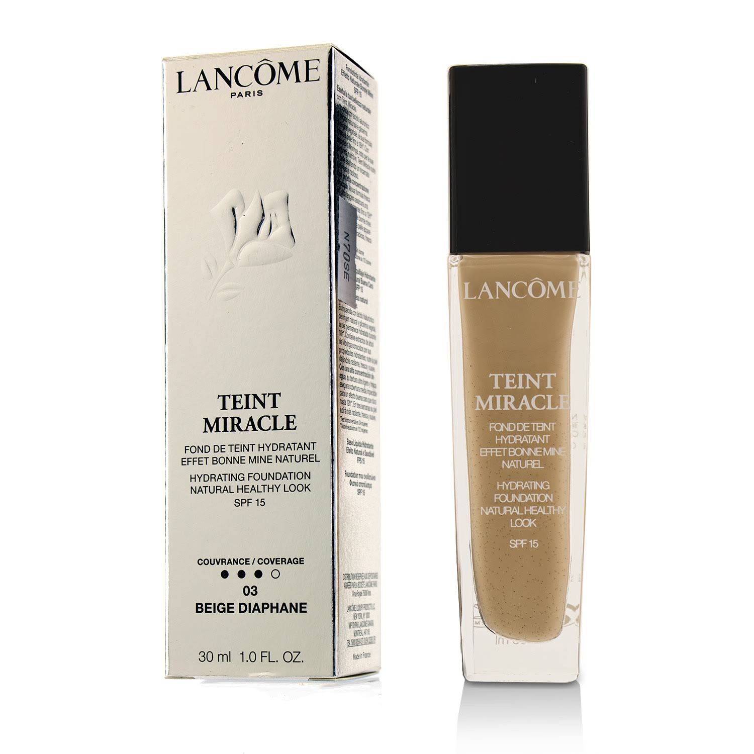 Lancome Teint Miracle Hydrating Foundation - #03 Beige Diaphane, 30ml