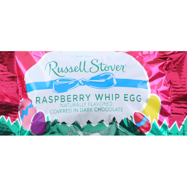 Russell Stover Dark Chocolate Raspberry Whip Egg - 1oz