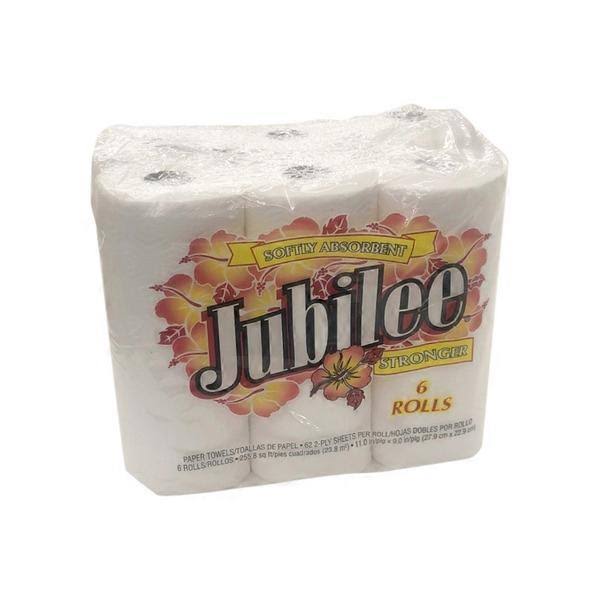 Jubilee - Paper Towels, 6 Regular Rolls