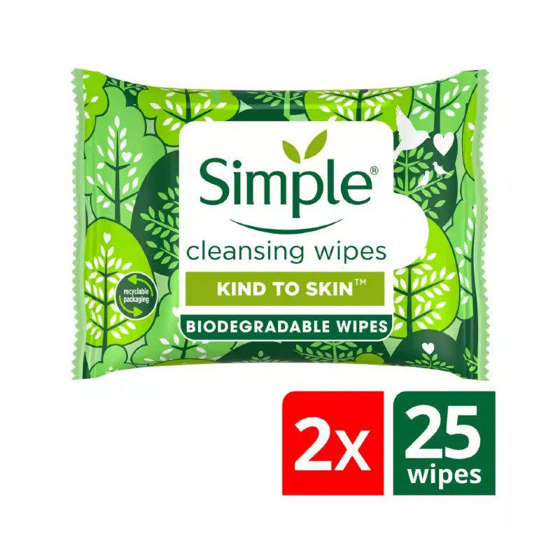 Simple Kind To Skin Cleansing Wipes Multipack