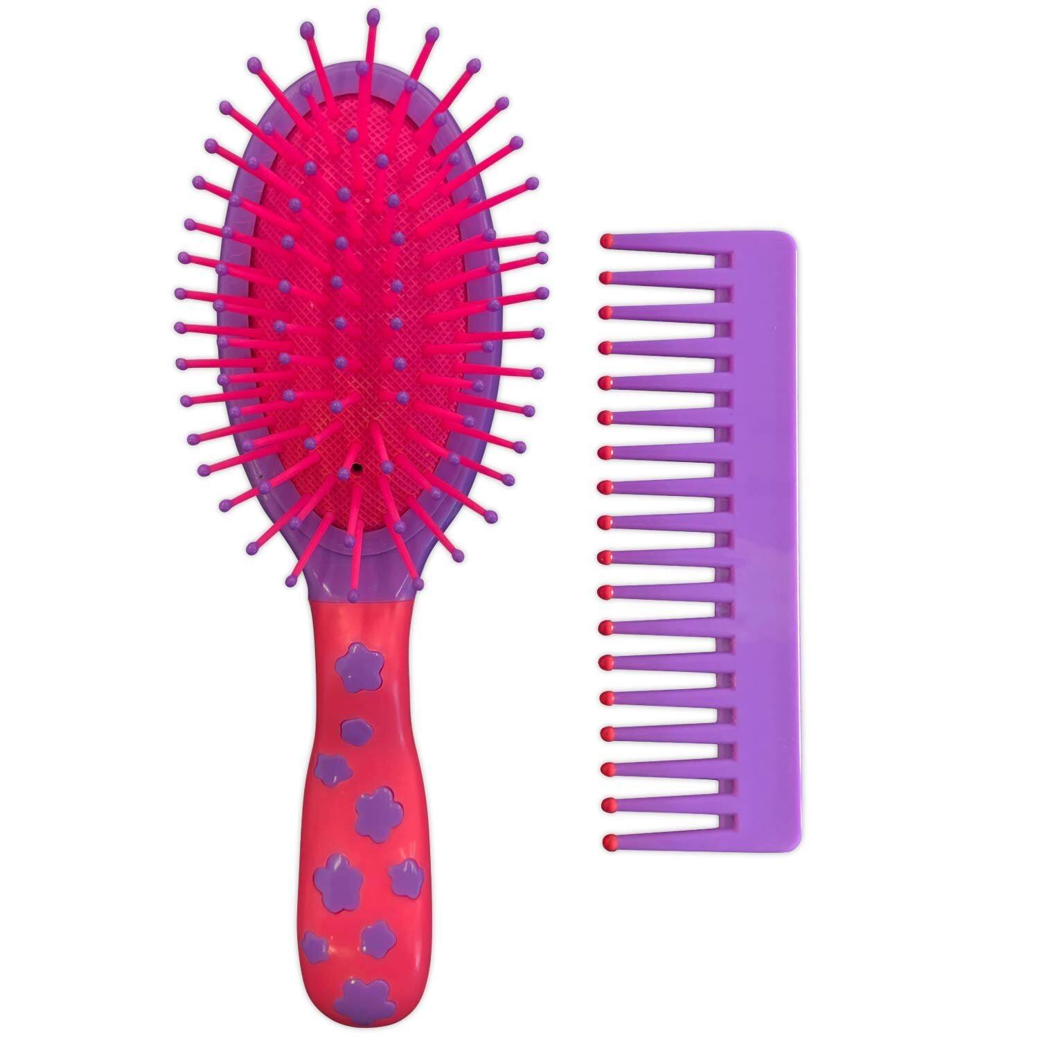 Scünci Girl Hair Brush - 2 Pack