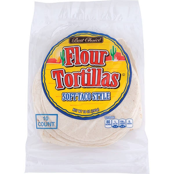 Best Choice Soft Taco Style Flour Tortillas