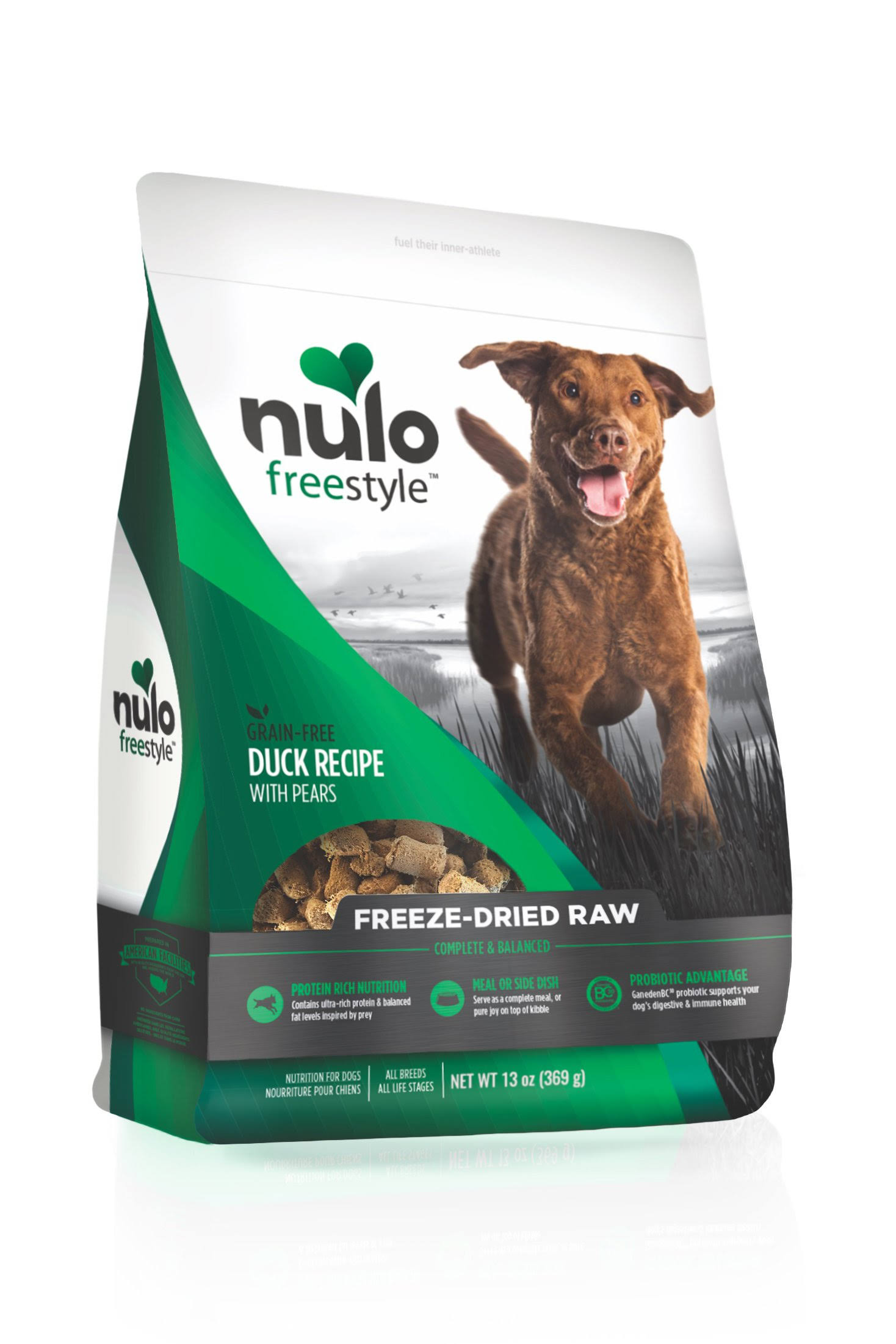 Nulo Freestyle Freeze-Dried Raw Duck with Pears Dog Food - 5 oz