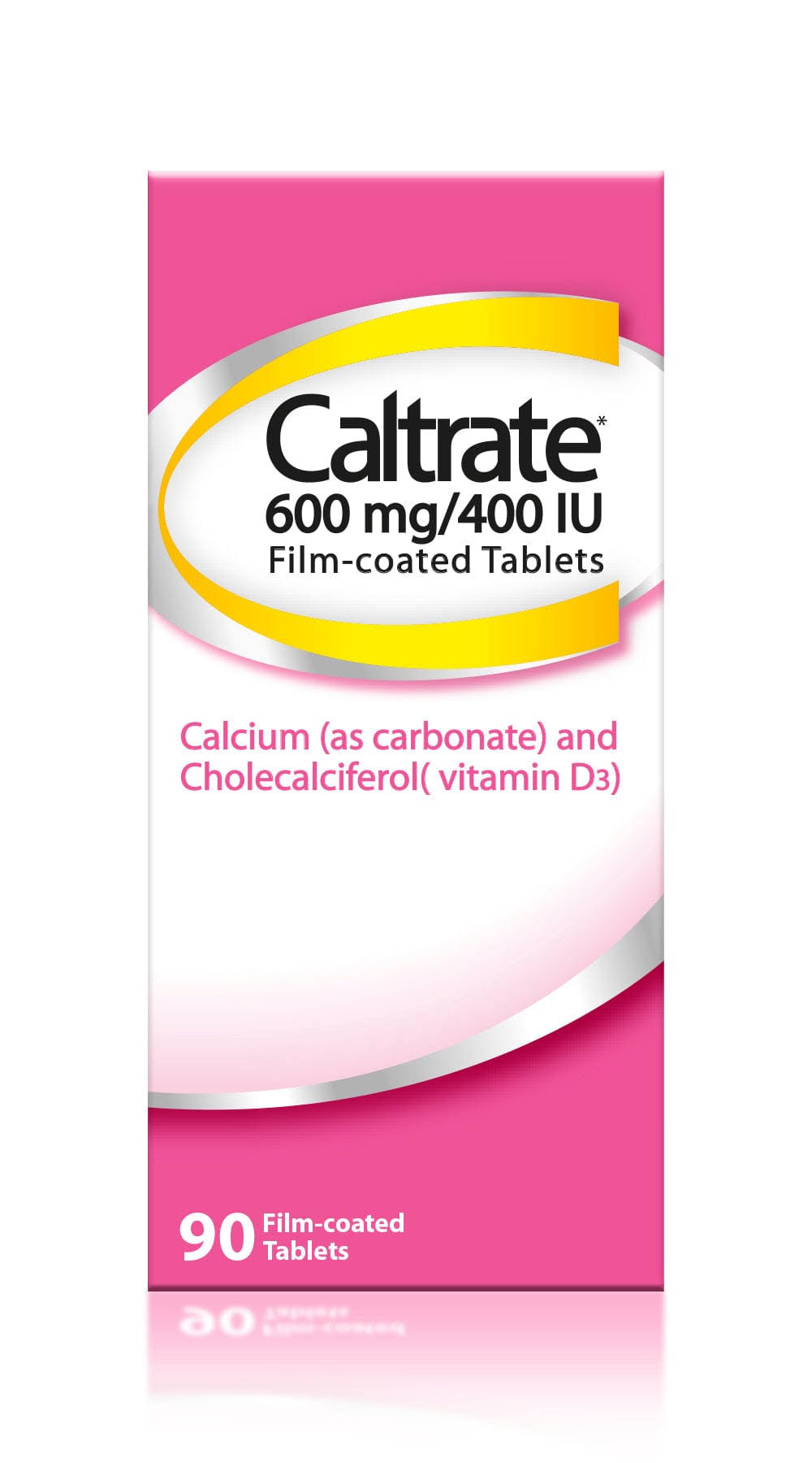 Caltrate 600mg/400 IU Film-Coated 90 Tablets