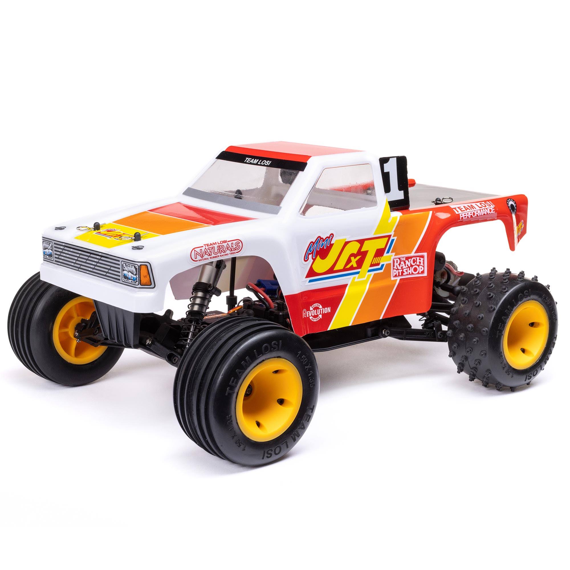 Losi JRX-T 1/16 2WD Stadium Truck RTR Red and White LOS01021