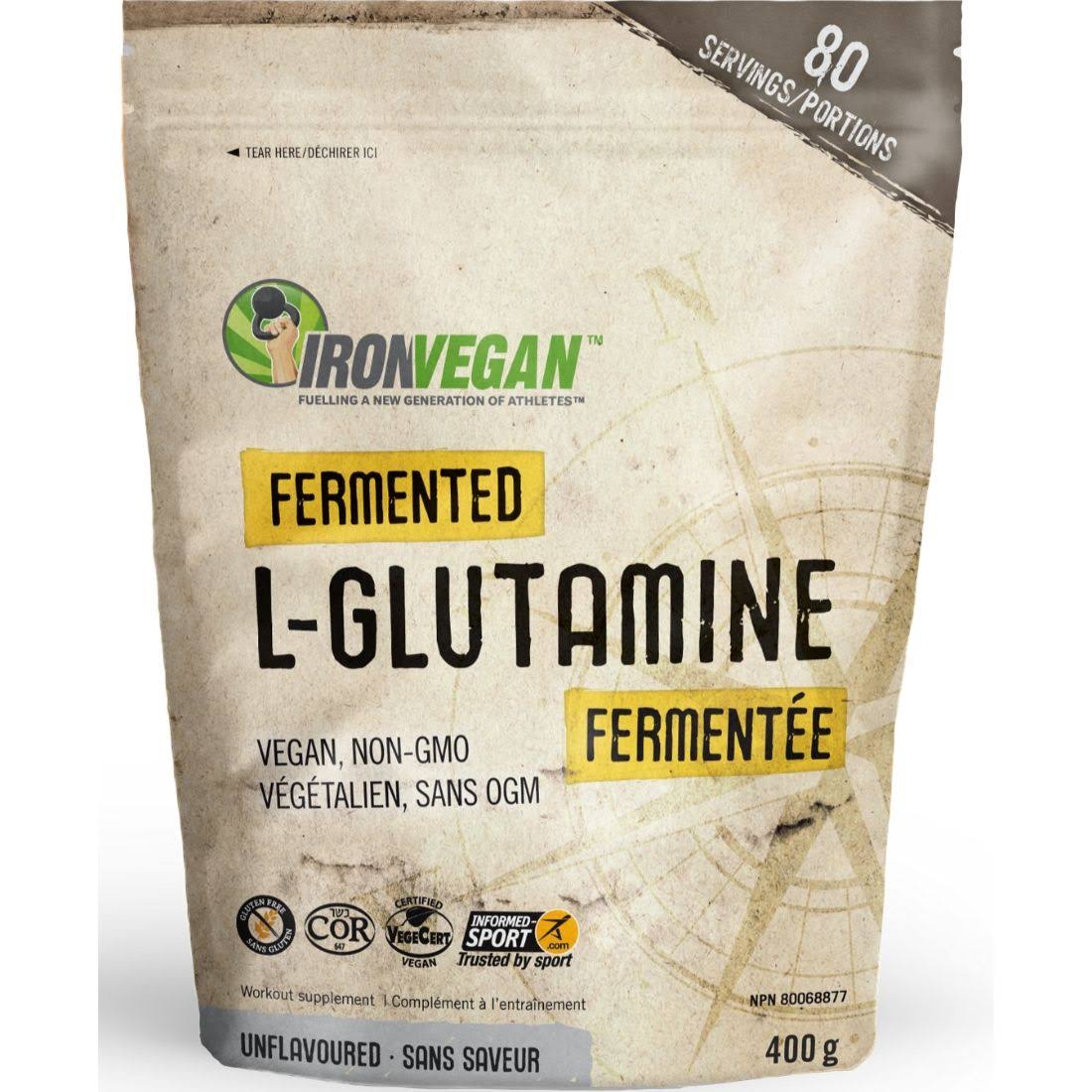 Iron Vegan Fermented L Glutamine - 400 g