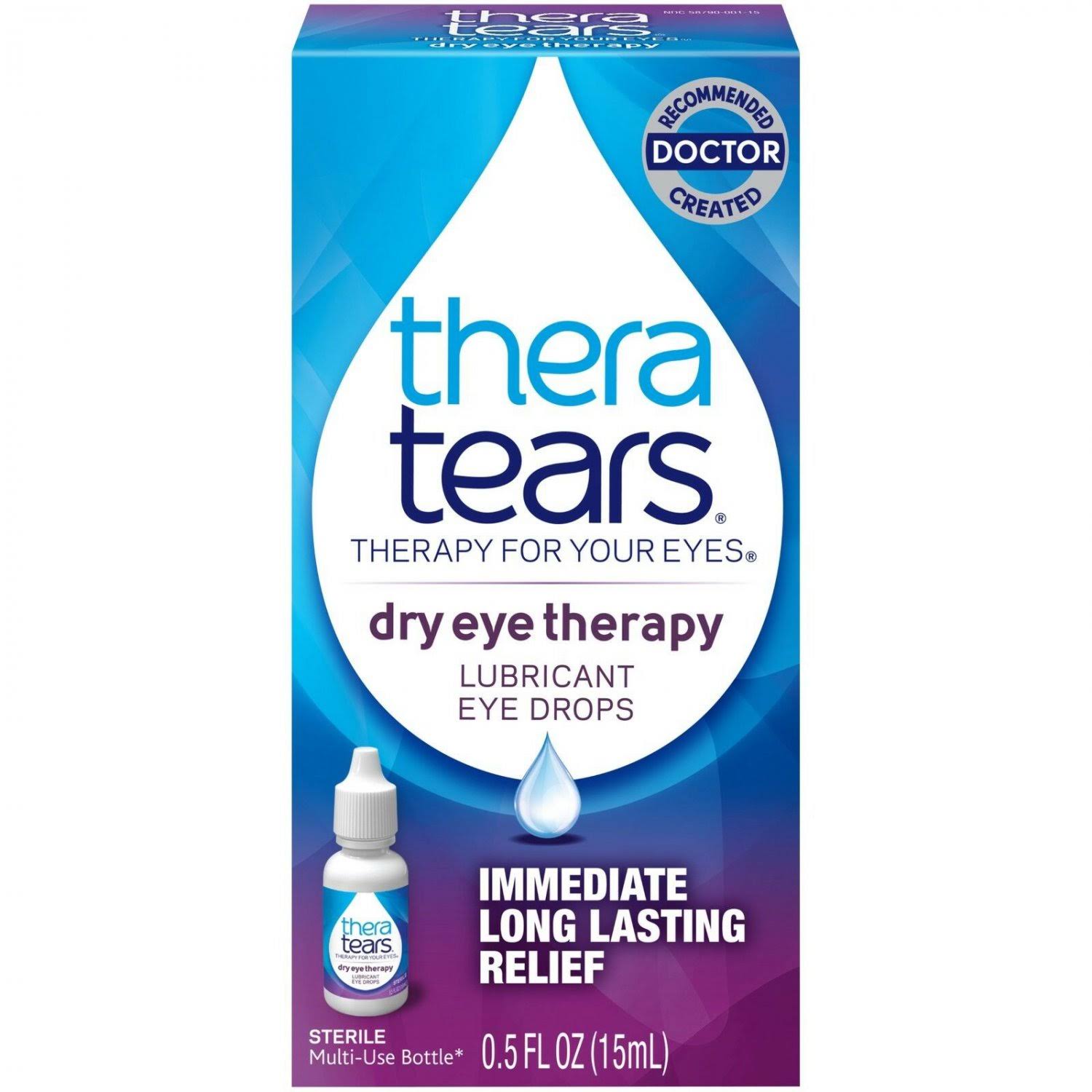 Advanced Vision Research Thera Tears Lubricant Eye Drops - 15ml