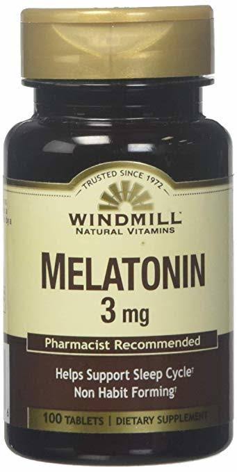 Windmill Melatonin Supplement - 100 Tablets