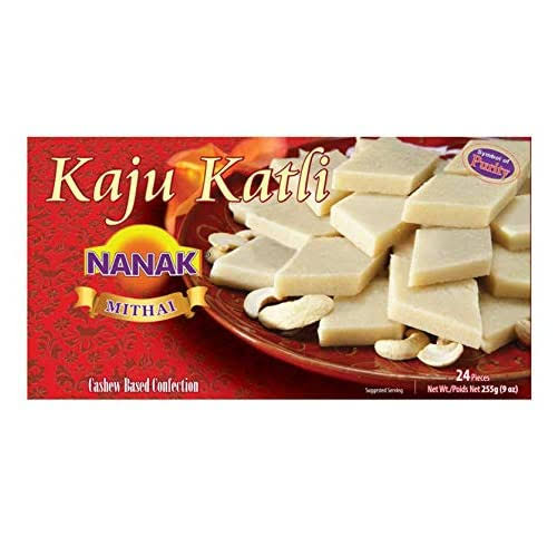 Nanak Kaju Katli (Cashew Sweet) 24pc