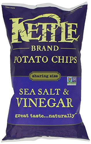 KETTLE FOODS Sea Salt And Vinegar, 220 GR