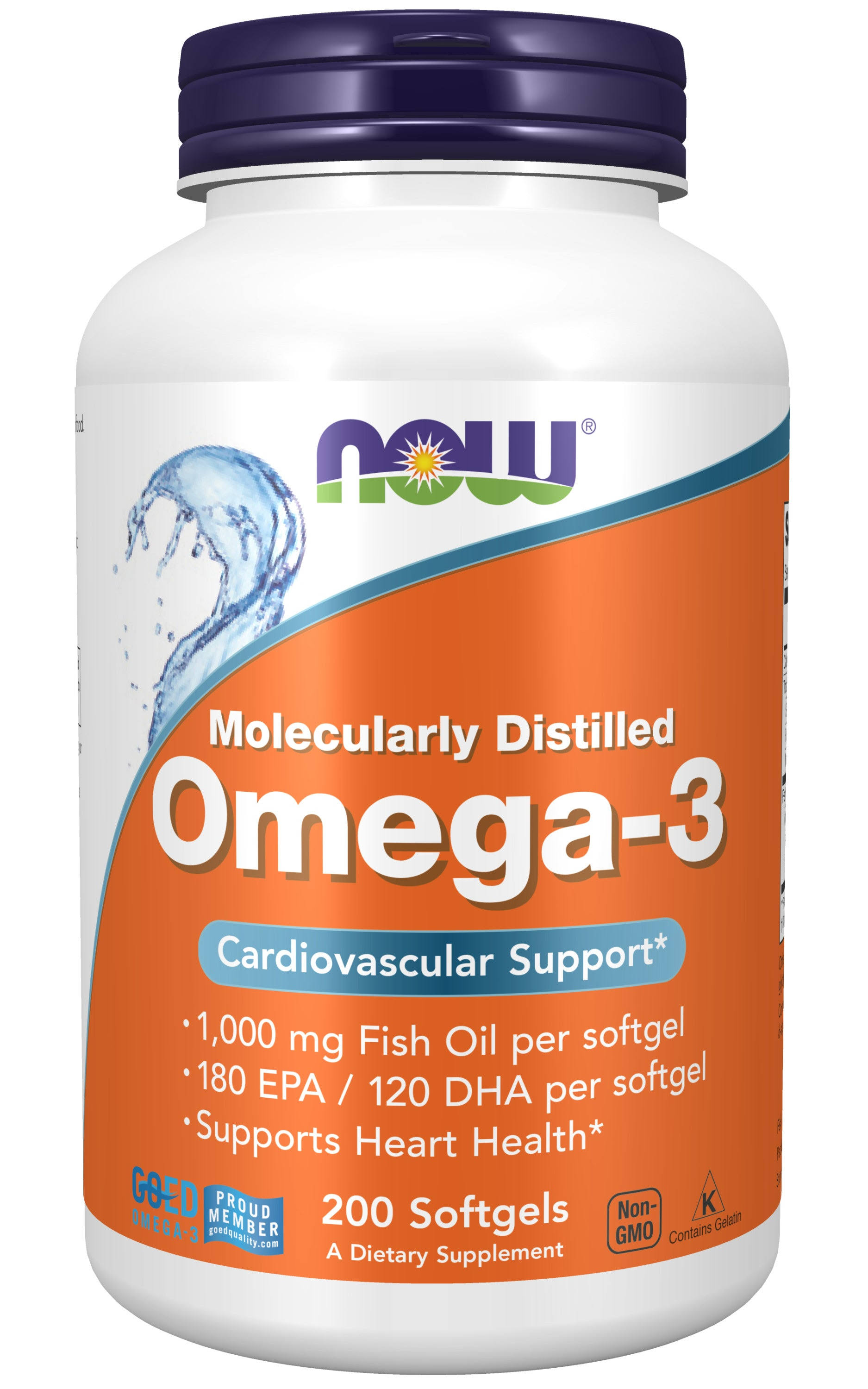 Omega 3 Cardiovascular Support - 200 Softgels