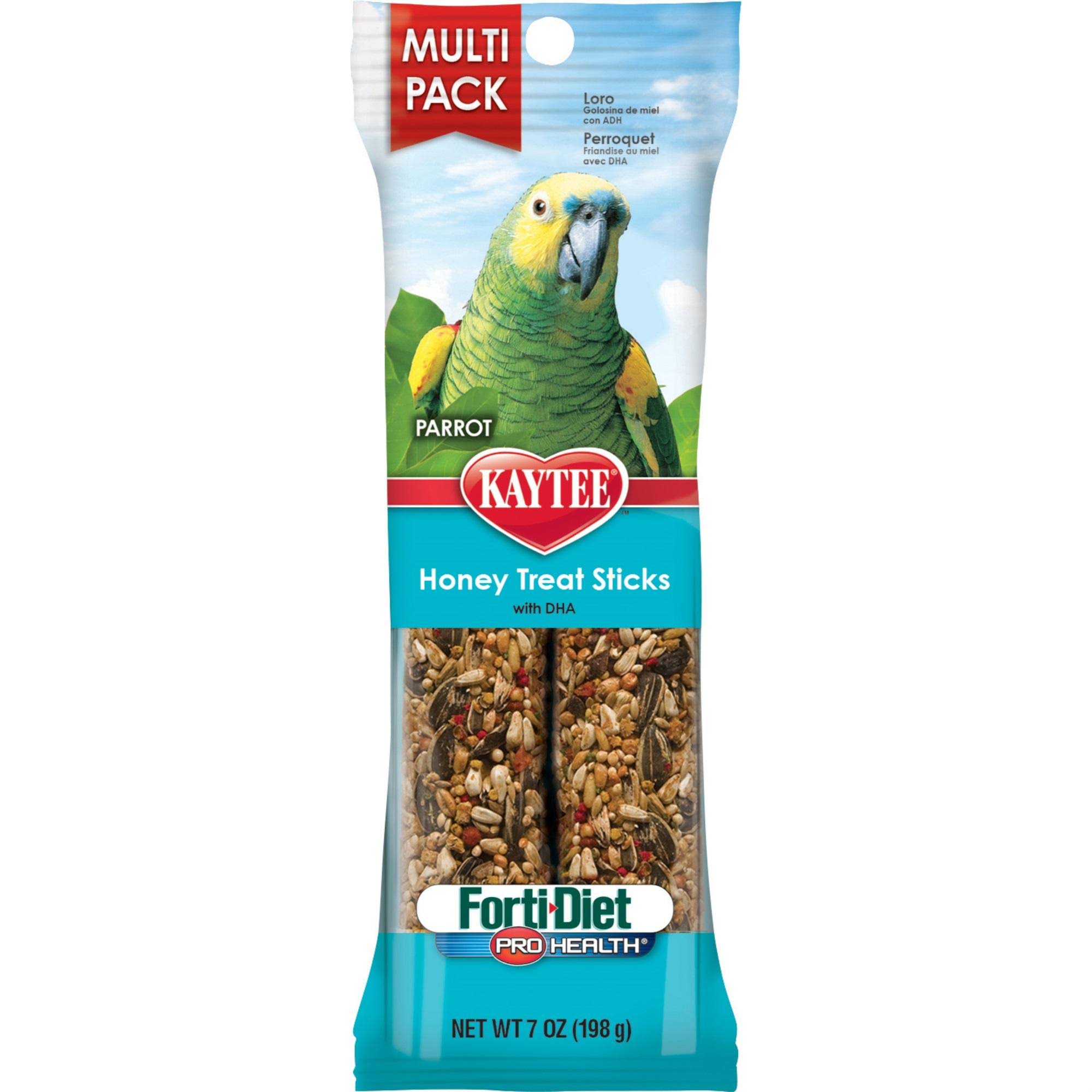 Kaytee Pet Products Forti-Diet Pro Health Parrot Honey Treat Stick - 7oz