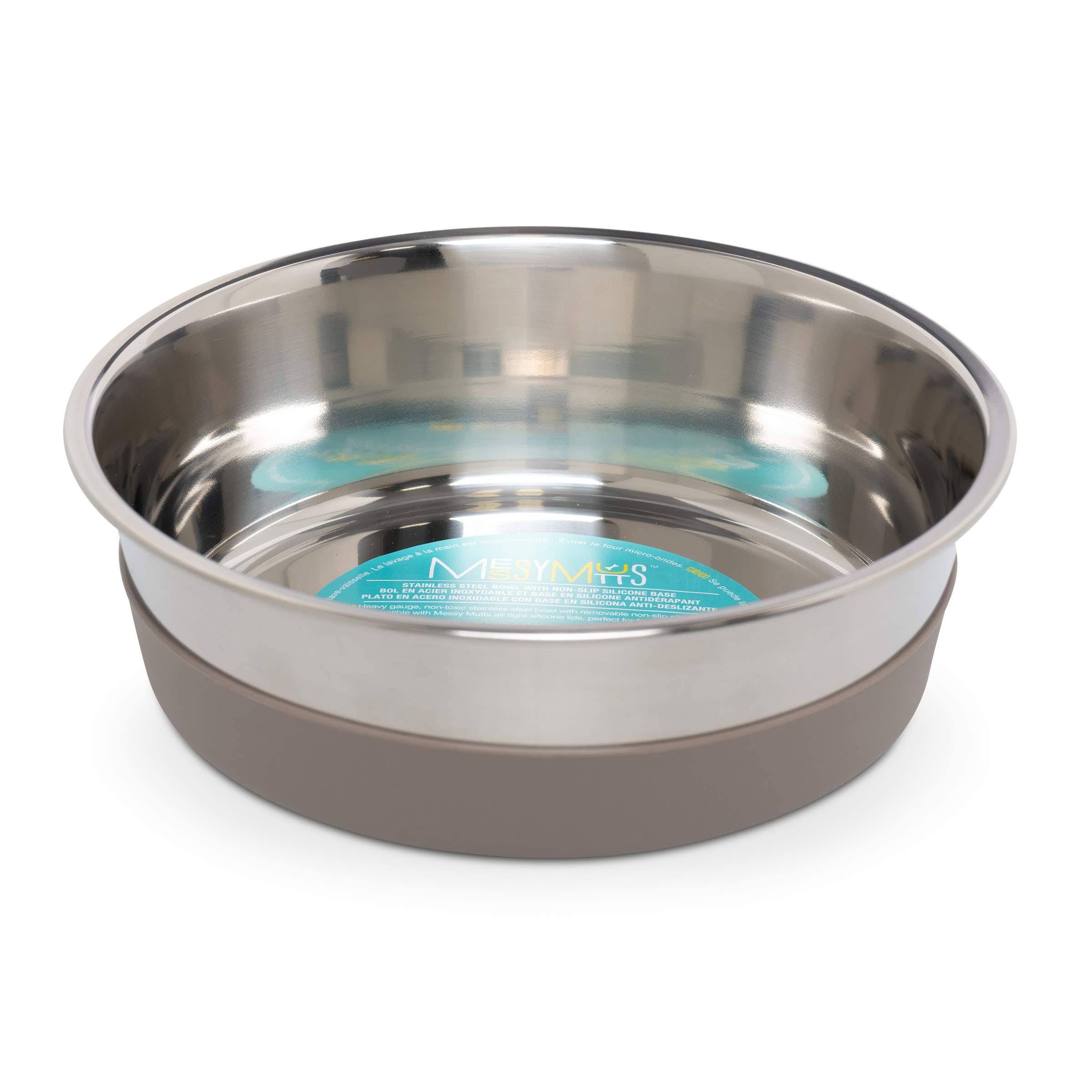 Messy Mutts Stainless Steel Non Slip Large Bowl